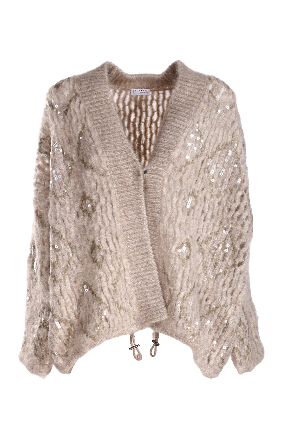 shop BRUNELLO CUCINELLI Saldi Cardigan: Brunello Cucinelli Cardigan Dazzling Diamond Embroidery in mohair e lana.
Chiusura con bottone in corno.
Tasche basse con bottone automatico.
Spalla regolare.
Manica regolare.
Lavorazione speciale.
Fondo con coulisse.
Decorazione in monile nickel-free.
Composizione: 81% mohair 11% poliammide 8% lana.
Made in Italy.. M1UR03516-C9140 number 2585734